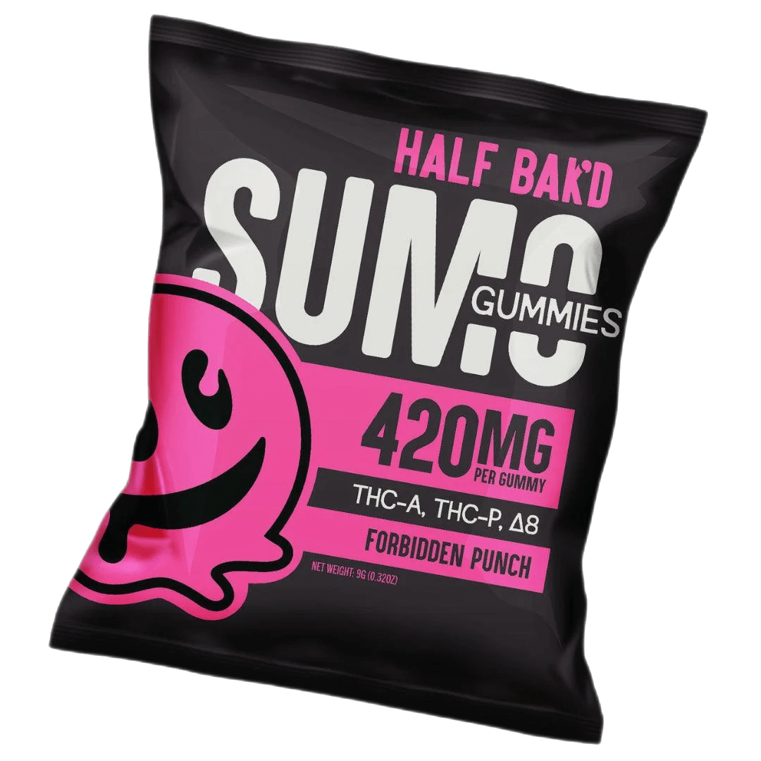 Half Baked - HALF BAK'D - Sumo Gummies 420mg Singles - Shop Coastal Hemp Co
