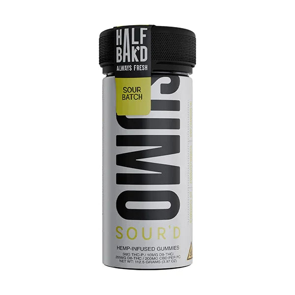 Half Bak'd SUMO D9 SOUR'D Gummies 10,000mg | 25ct Half Bak'd Coastal Hemp Co