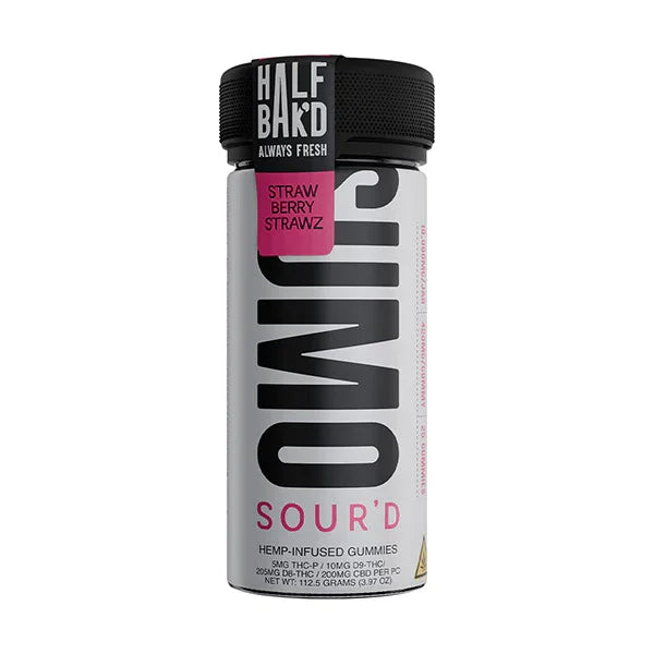 Half Bak'd SUMO D9 SOUR'D Gummies 10,000mg | 25ct Half Bak'd Coastal Hemp Co