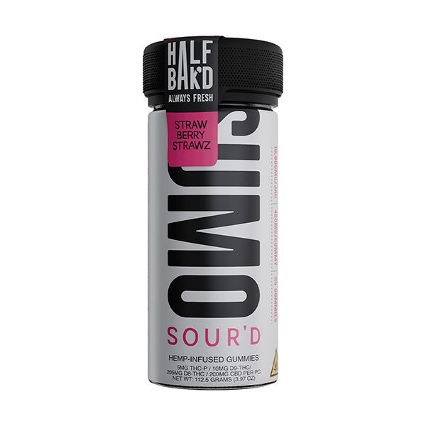 Half Bak'd SUMO D9 SOUR'D Gummies 10,000mg | 25ct Half Bak'd Coastal Hemp Co