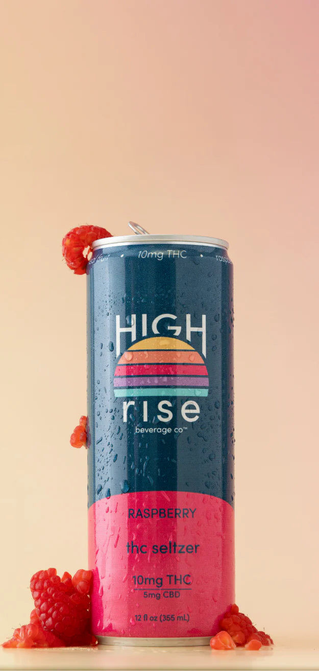 High Rise Delta-9 Seltzers 10mg High Rise Beverage Co. Coastal Hemp Co