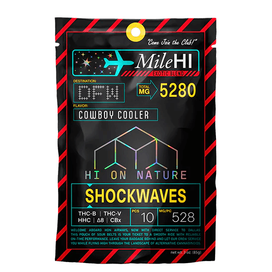 HON - Hi On Nature Mile High Blend Shockwaves 5280mg - Shop Coastal Hemp Co