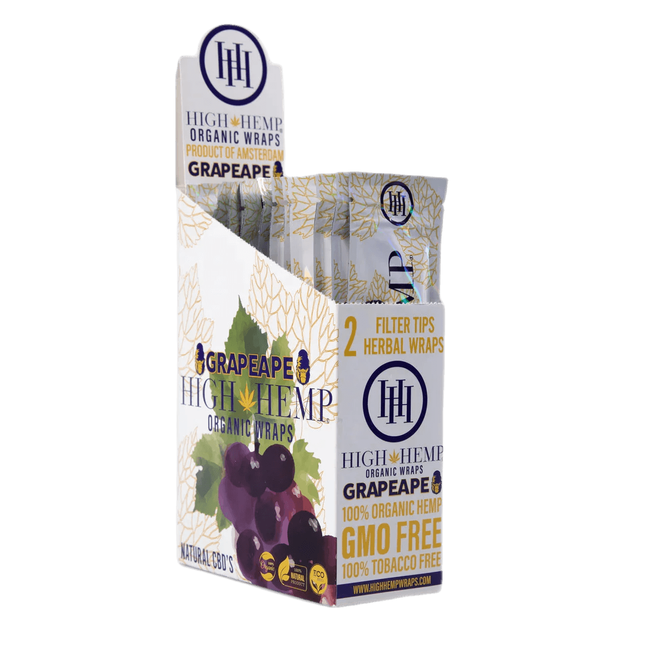 High Hemp - High Hemp Organic Blunt Wraps 2-Pack - Shop Coastal Hemp Co