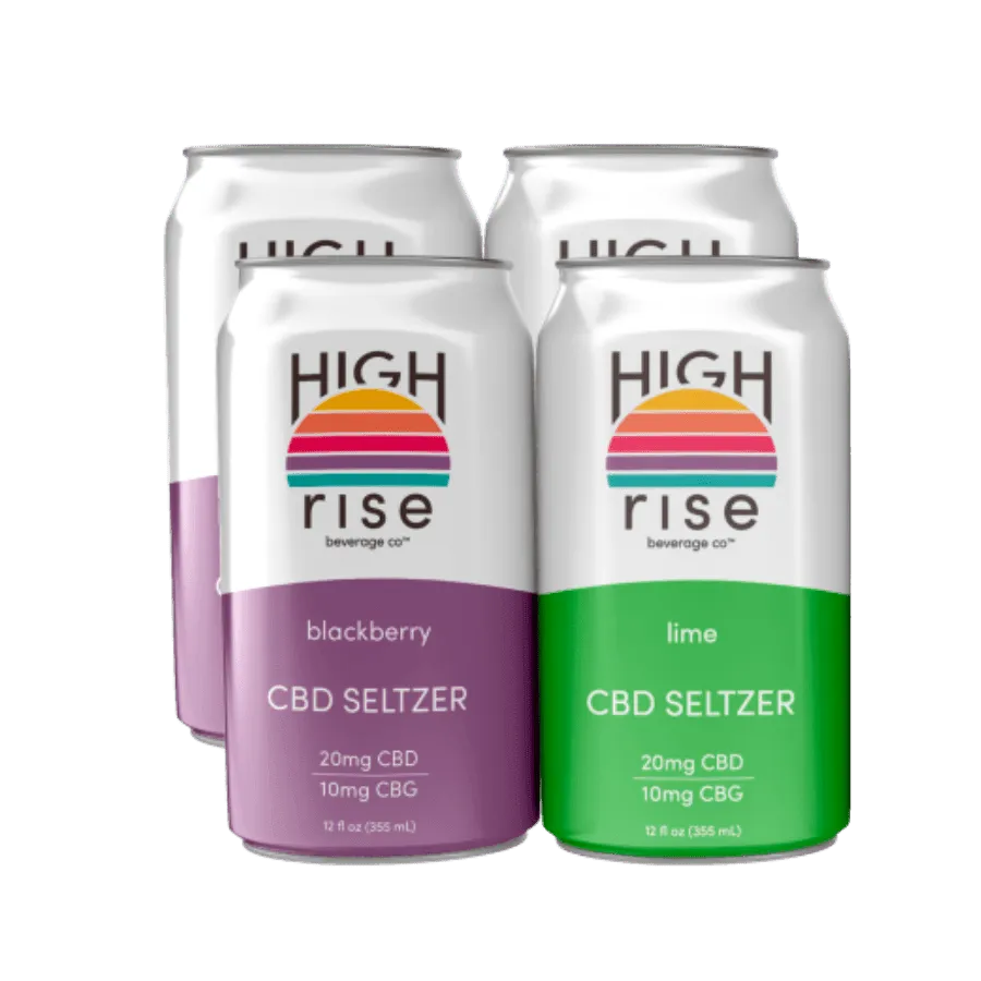 High Rise CBD Infused Seltzer - Coastal Hemp Co