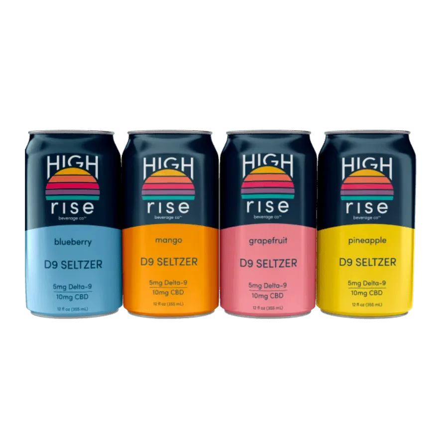 High Rise Delta-9 Seltzer 5MG - Coastal Hemp Co