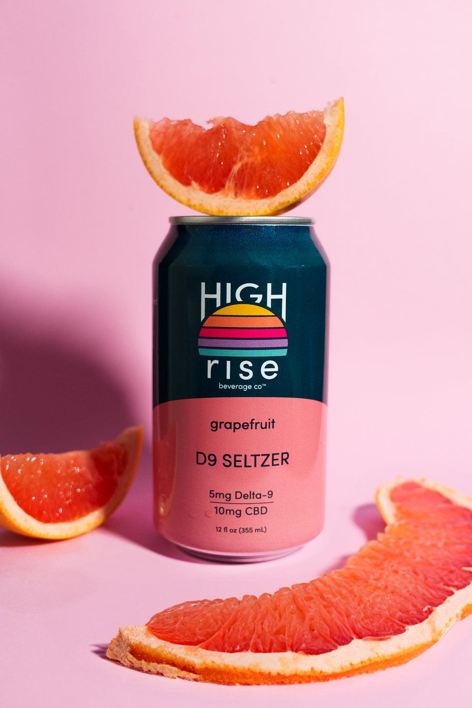 High Rise Delta-9 Seltzer 5MG - Coastal Hemp Co