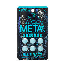META Nootropic Shroomz Tabz 6pc 4900mg Blue Razz Meta Coastal Hemp Co