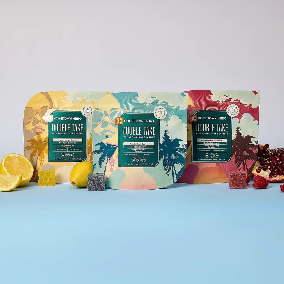 Hometown Hero Double Take Gummies 20mg Hometown Hero Coastal Hemp Co