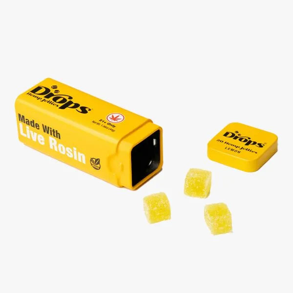 Drops THC Gummies 100mg Live Rosin Drops Candies Coastal Hemp Co