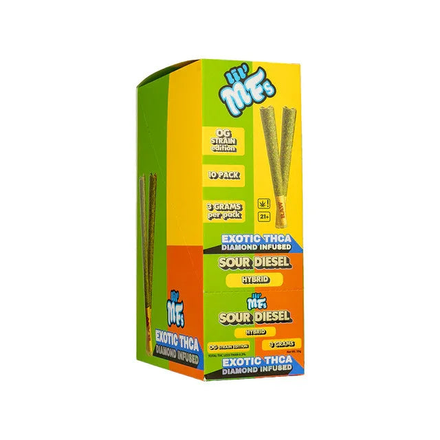lil' MF's Diamond Infused THCA PreRolls 2Pk LilMF Coastal Hemp Co