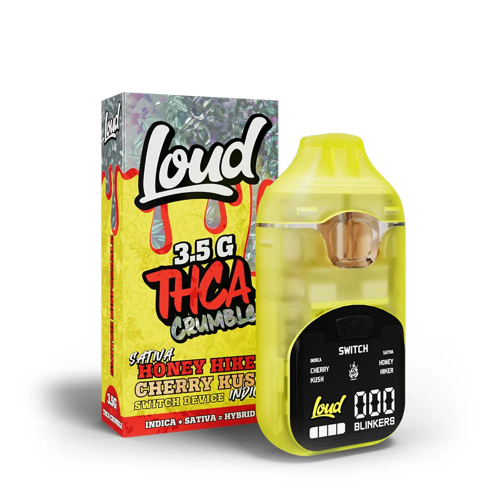 LOUD THCA CRUMBLE Disposable 3.5g FVKD Exotics Coastal Hemp Co