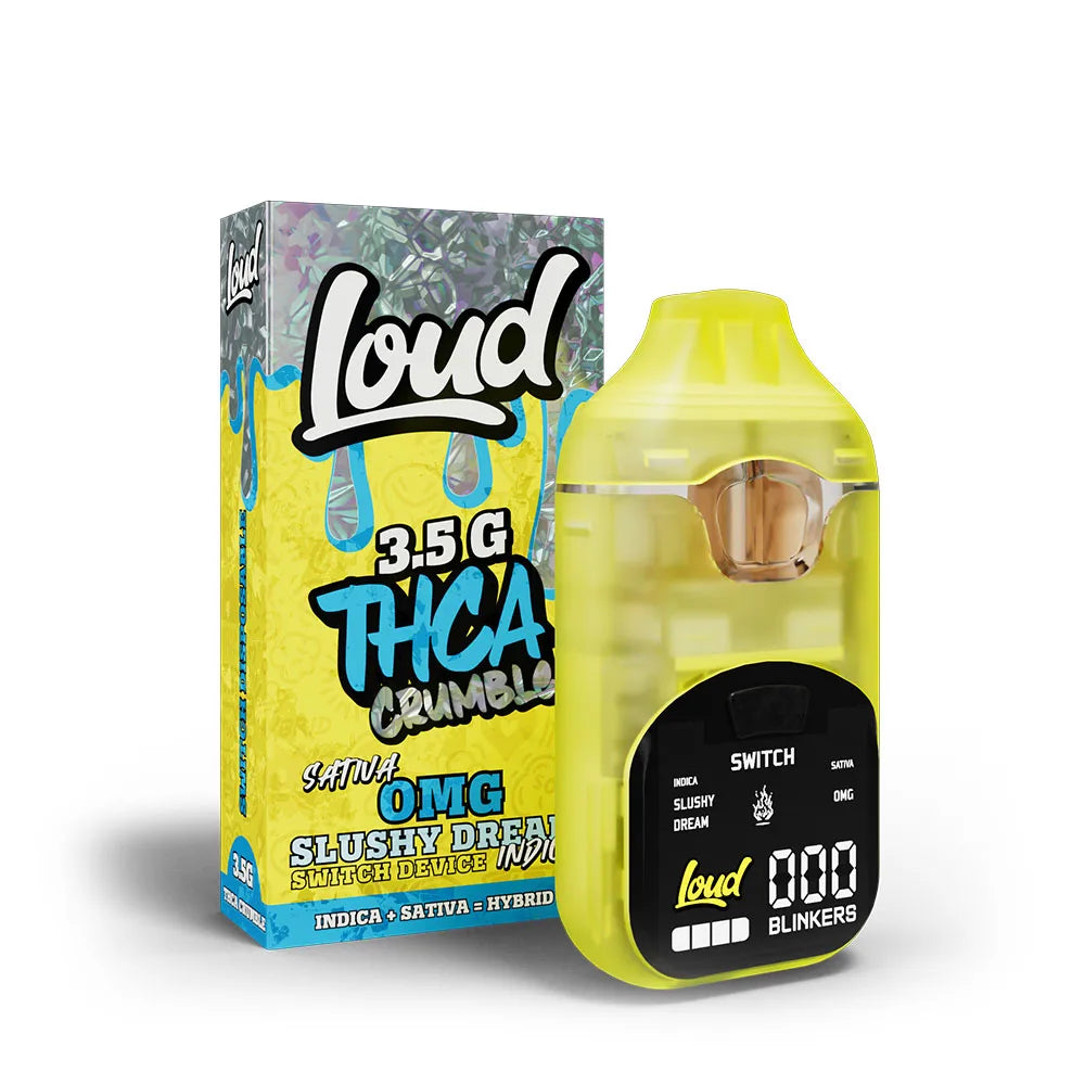 LOUD THCA CRUMBLE Disposable 3.5g FVKD Exotics Coastal Hemp Co