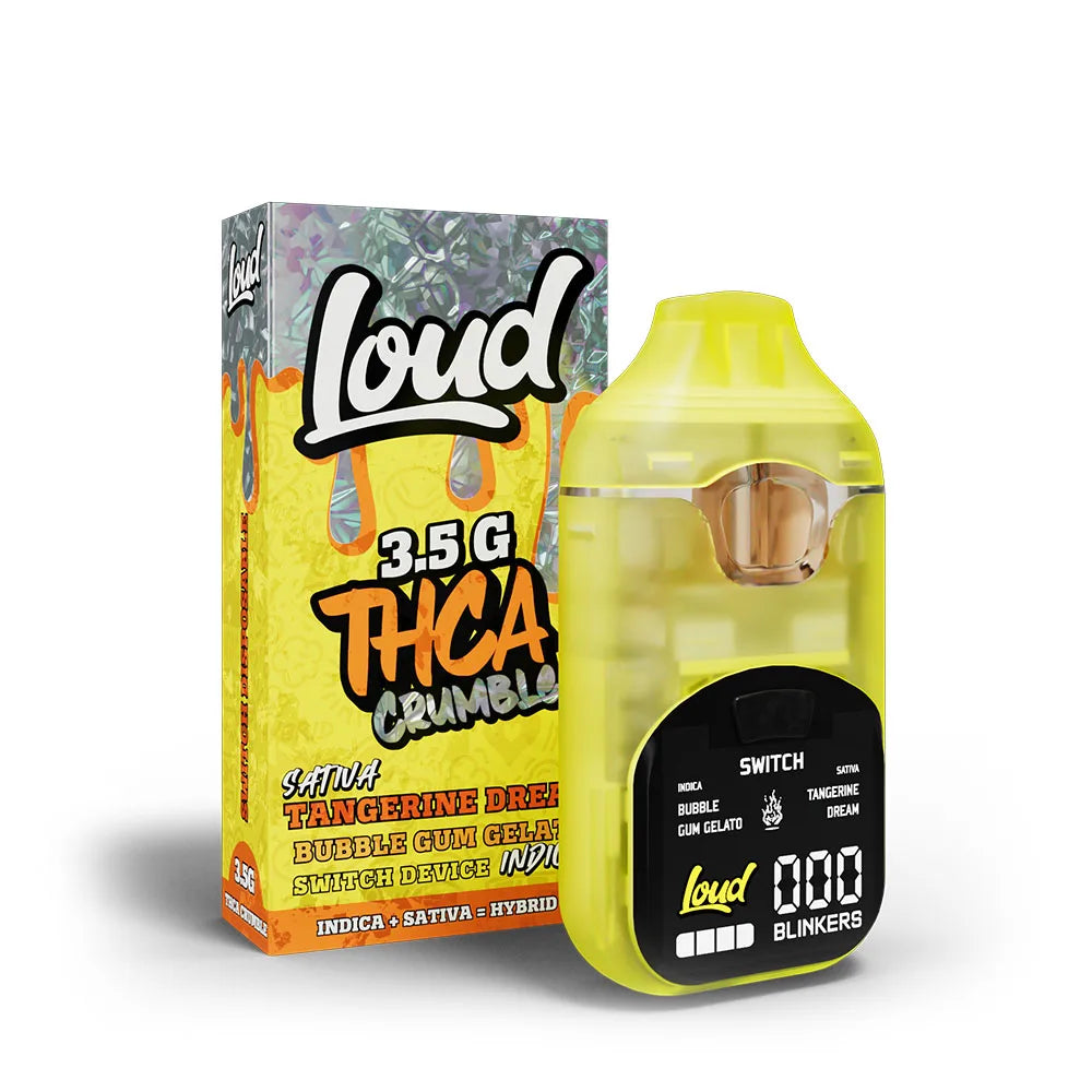 LOUD THCA CRUMBLE Disposable 3.5g FVKD Exotics Coastal Hemp Co
