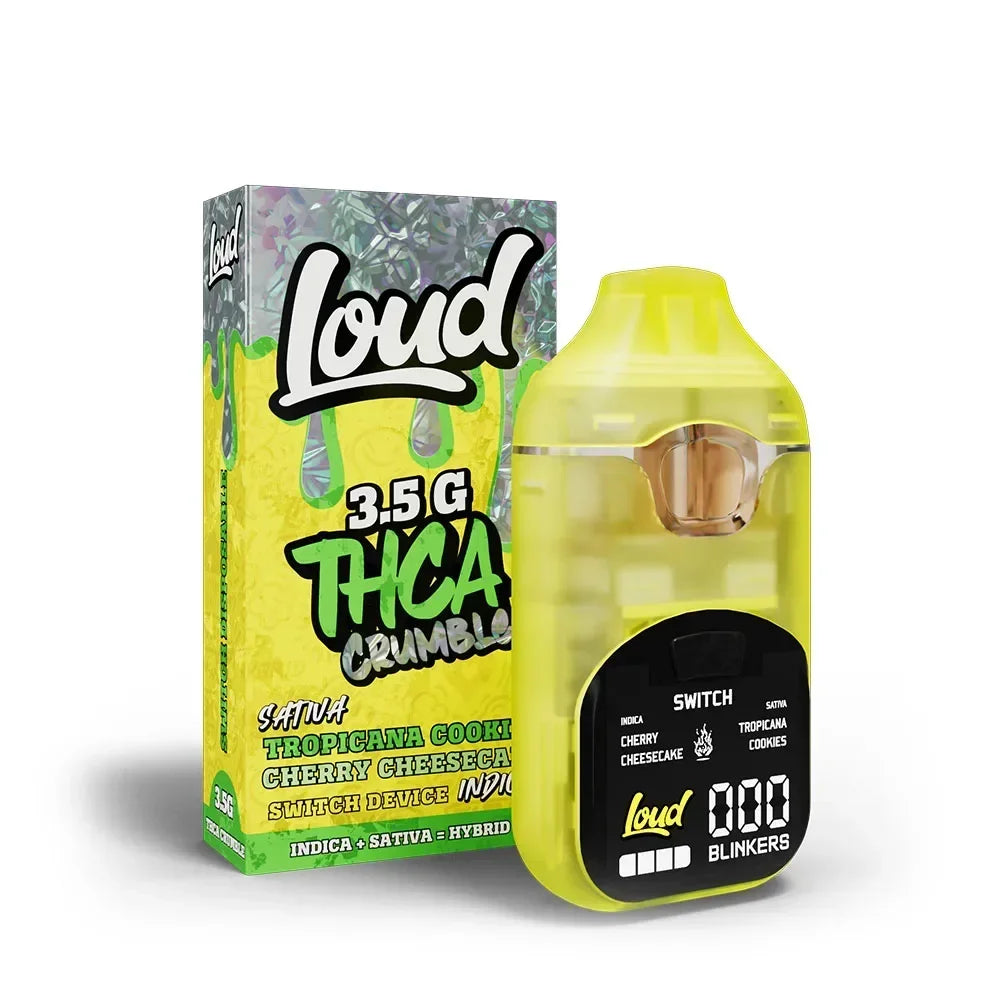 LOUD THCA CRUMBLE Disposable 3.5g FVKD Exotics Coastal Hemp Co