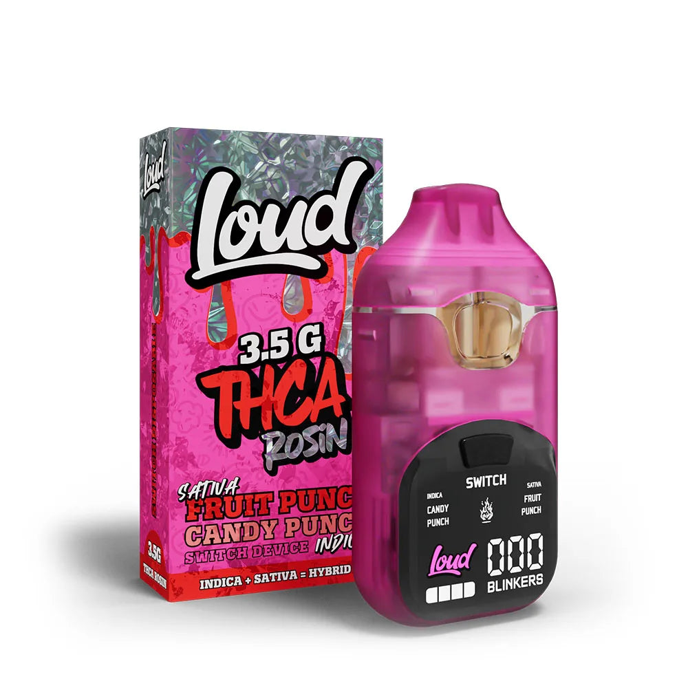 LOUD THCA Rosin Disposable 3.5g FVKD Exotics Coastal Hemp Co