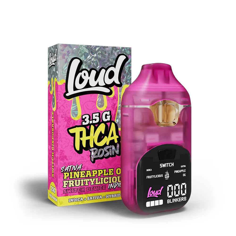 LOUD THCA Rosin Disposable 3.5g FVKD Exotics Coastal Hemp Co