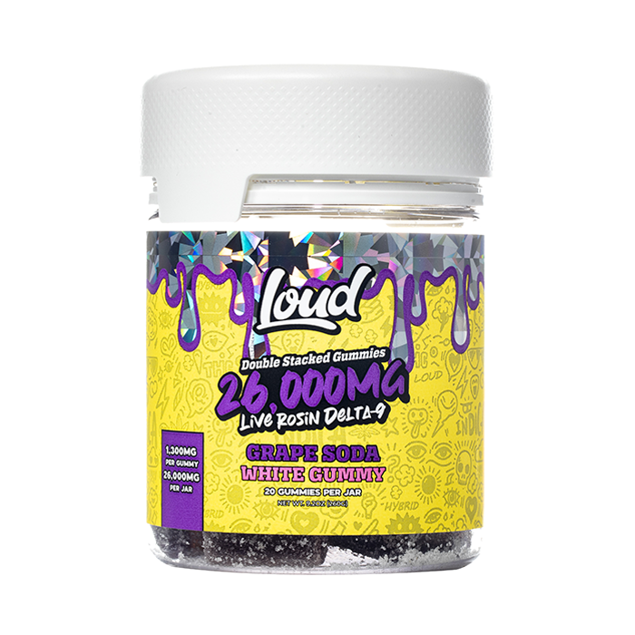 LOUD Double Stacked Gummies Live Rosin 26000mg - Coastal Hemp Co