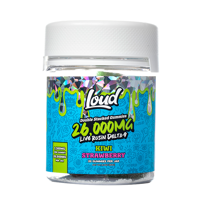LOUD Double Stacked Gummies Live Rosin 26000mg - Coastal Hemp Co