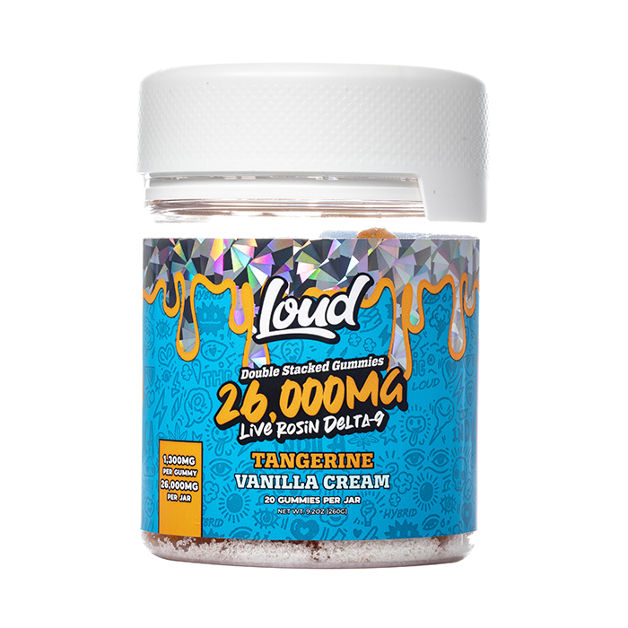 LOUD Double Stacked Gummies Live Rosin 26000mg - Coastal Hemp Co