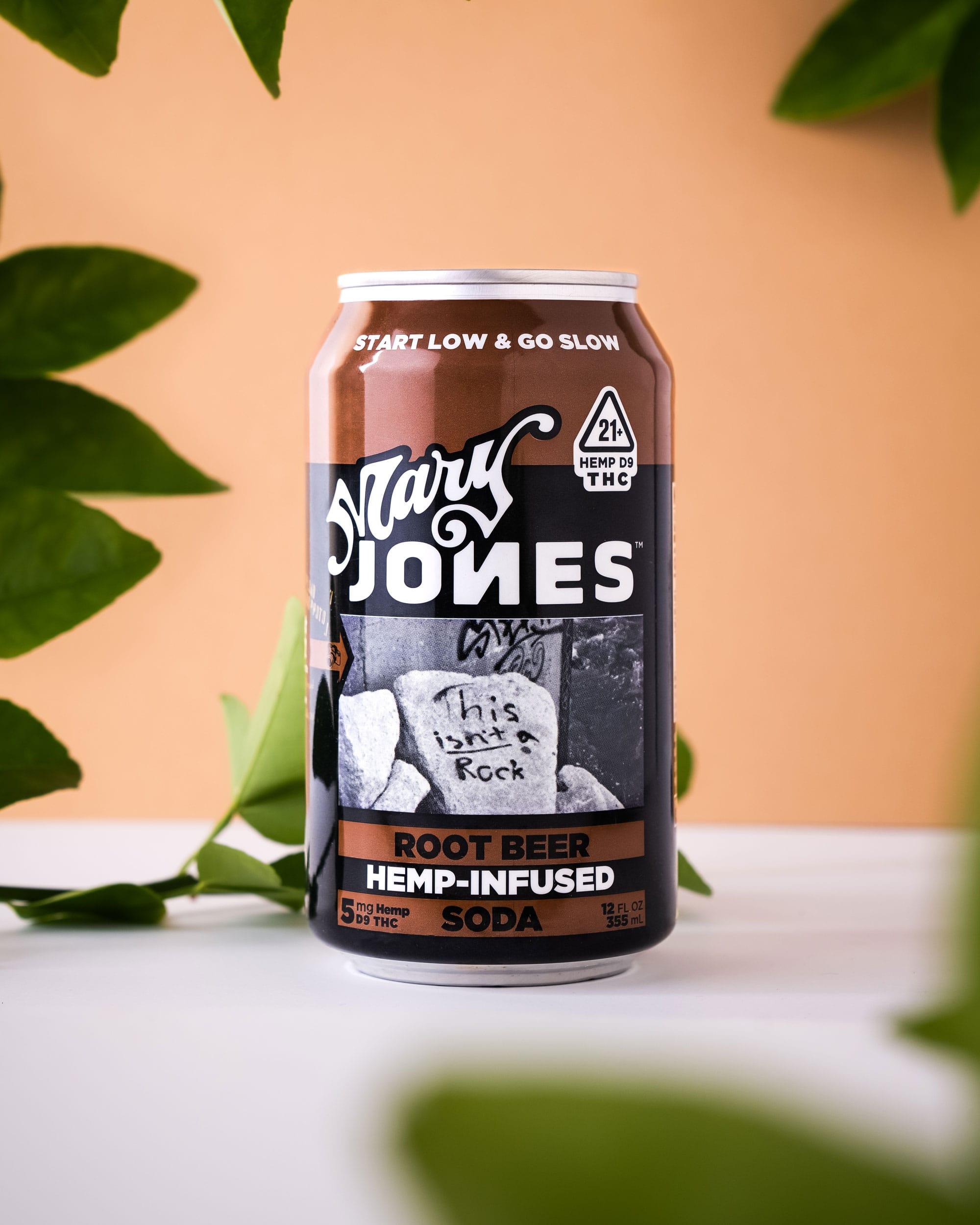 Mary Jones’ Root Beer THC Infused Soda - Coastal Hemp Co