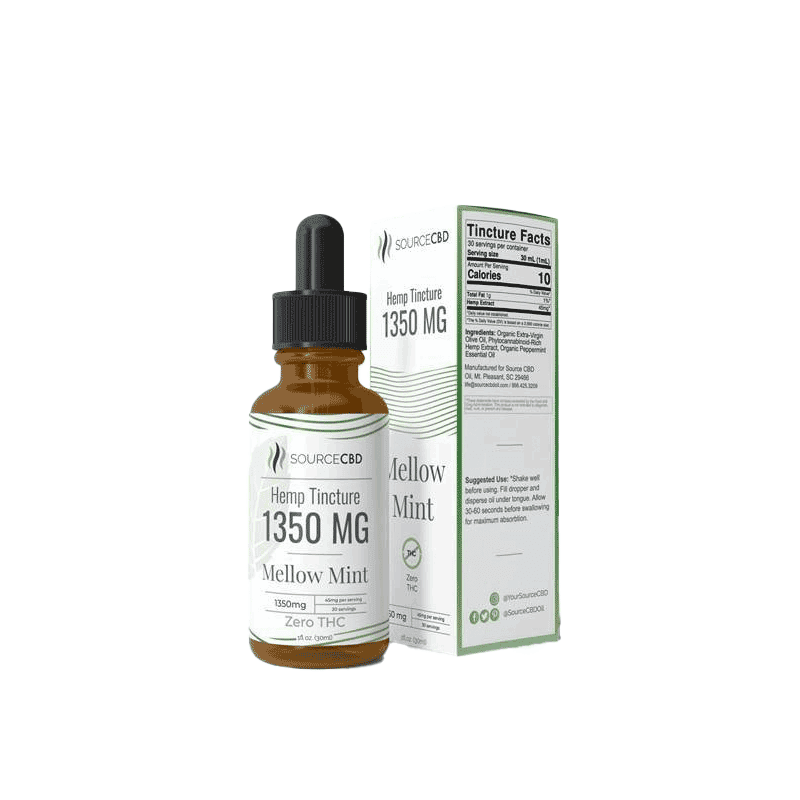 Mellow Mint CBD Oil Tincture - Coastal Hemp Co - Coastal Hemp Co