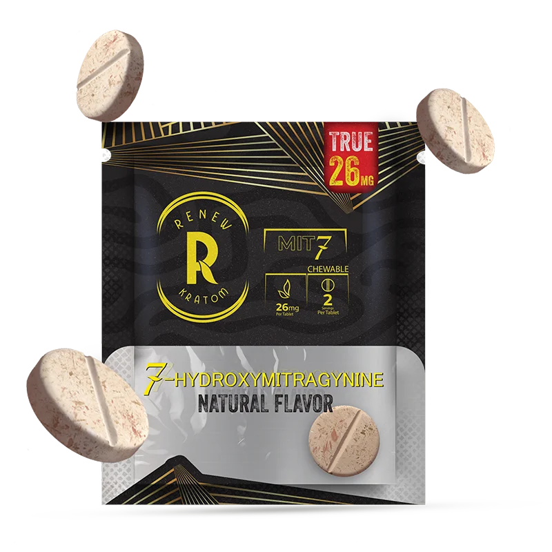 Renew 7-Hydroxy 4pk 26MG Tablets Renew Coastal Hemp Co