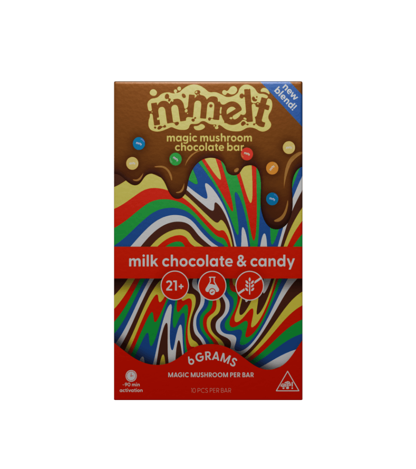 MMelt - Mmelt Mushroom Chocolate Bar 6G - Shop Coastal Hemp Co