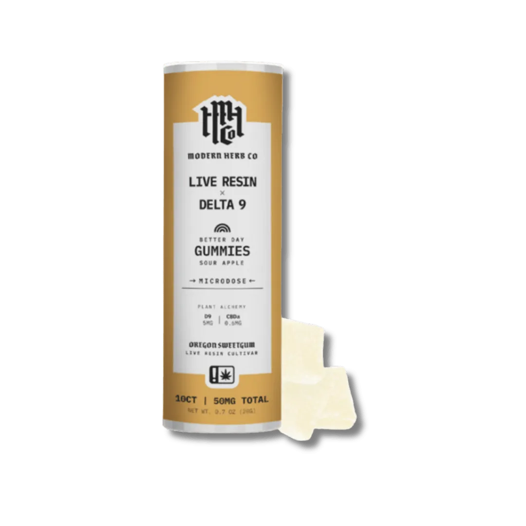 Modern Herb Co - Modern Herb Delta 9 Live Resin Gummies Anytime Blend - Shop Coastal Hemp Co