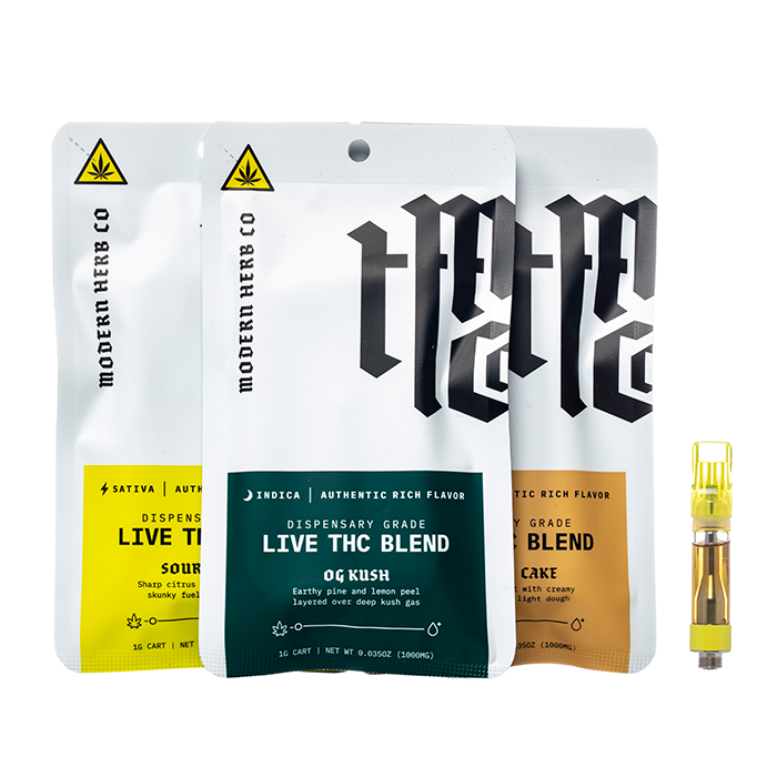 Modern Herb Live THC Blend | 1G Modern Herb Co Coastal Hemp Co