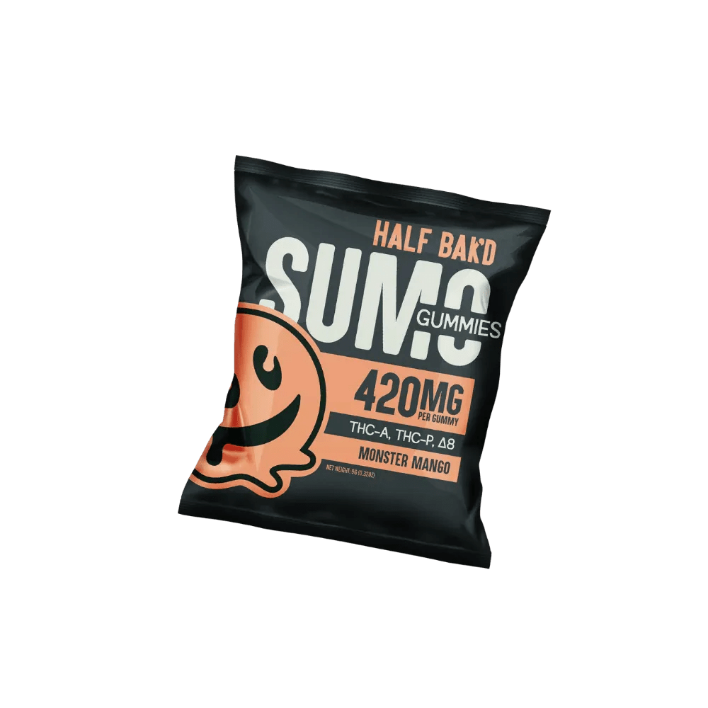 HALF BAK'D - Sumo Gummies 420mg 2ct Half Bak'd Coastal Hemp Co