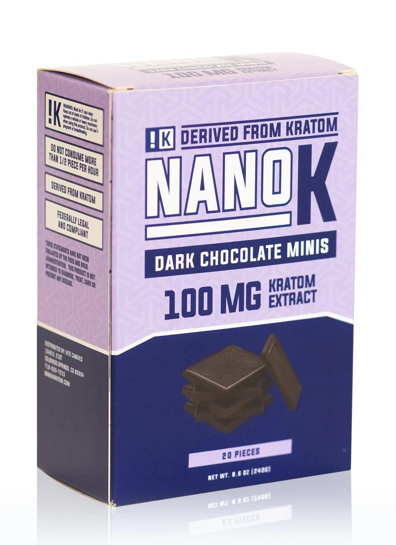 Nano K Kratom Extract Chocolate Minis 100mg - Coastal Hemp Co