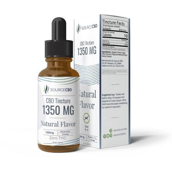 Natural Flavor CBD Oil Tincture Organic THC Free - Coastal Hemp Co - Coastal Hemp Co