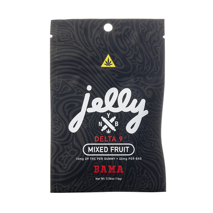 NYB Jelly Bama D9 Gummies 40mg 4ct - Coastal Hemp Co