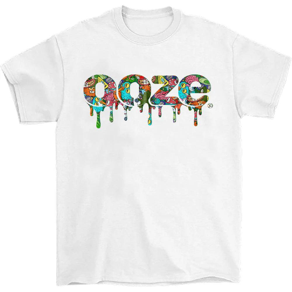 Ooze - Ooze Brainstorm Logo T-Shirt - White - Shop Coastal Hemp Co