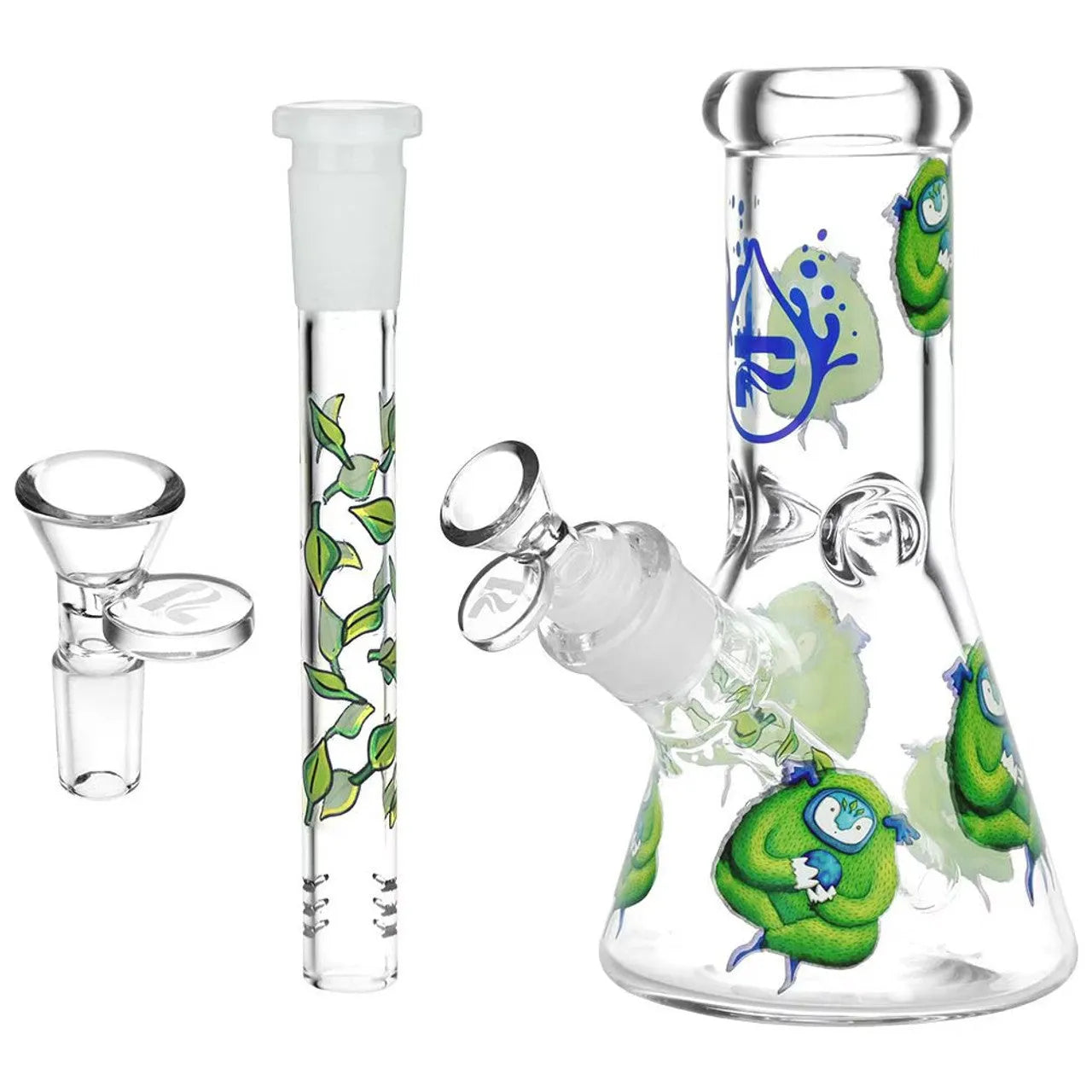 Pulsar Artist Series Glass Beaker Water 8" Pulsar Coastal Hemp Co