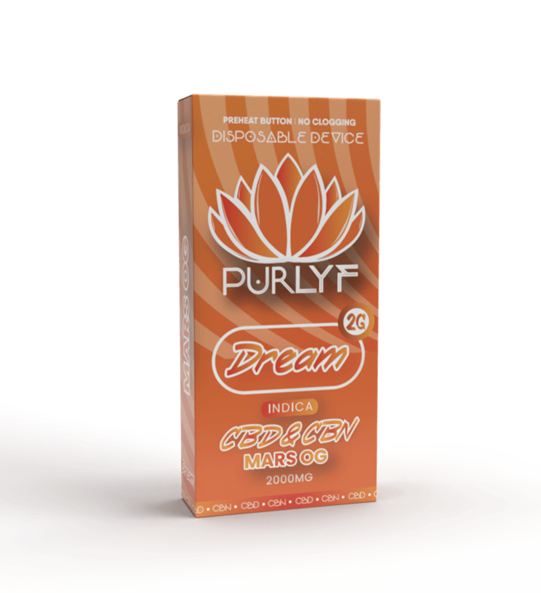 Purlyf Targeted CBD Disposable 2G - Coastal Hemp Co