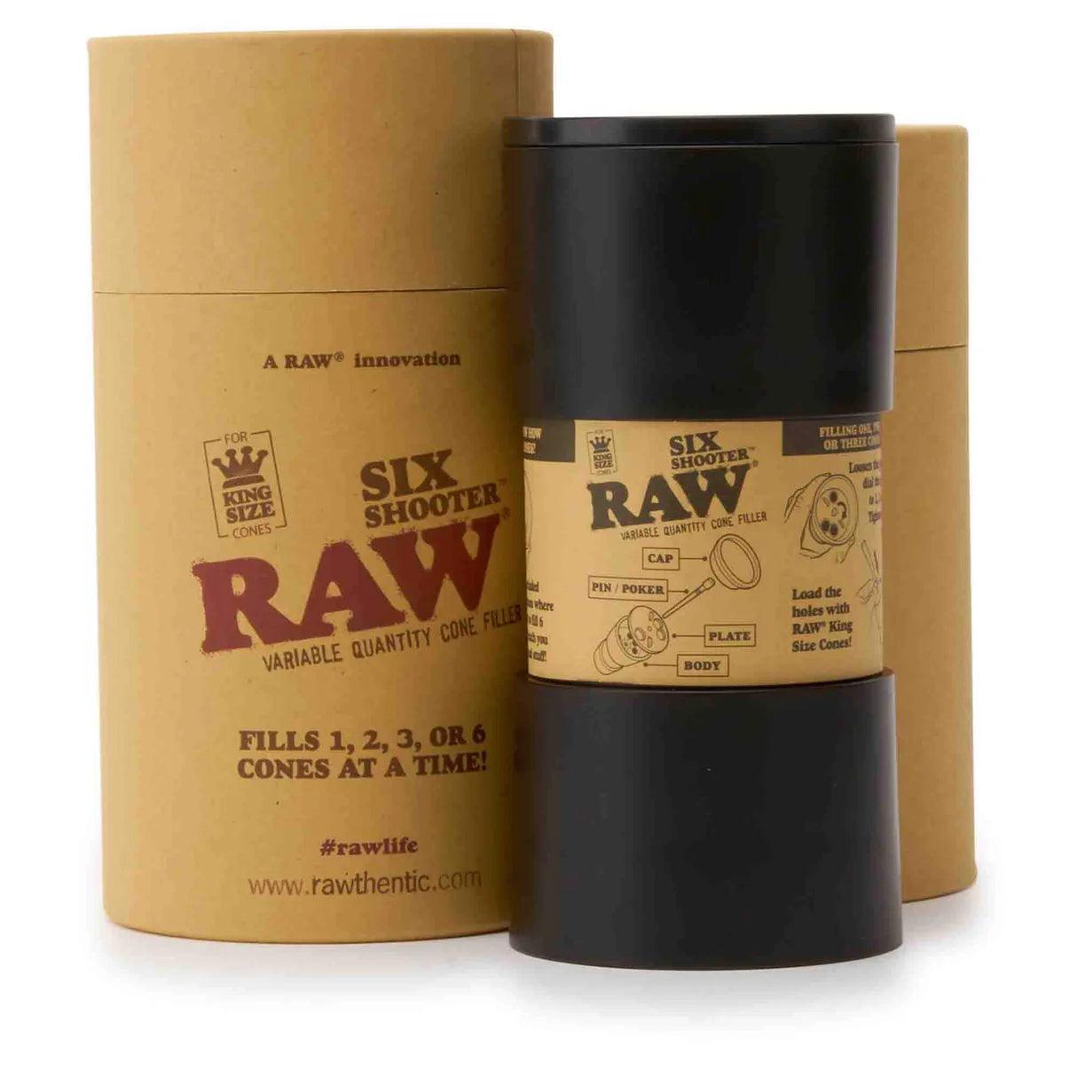 RAW - Raw Six Shooter Cone Filler - Shop Coastal Hemp Co