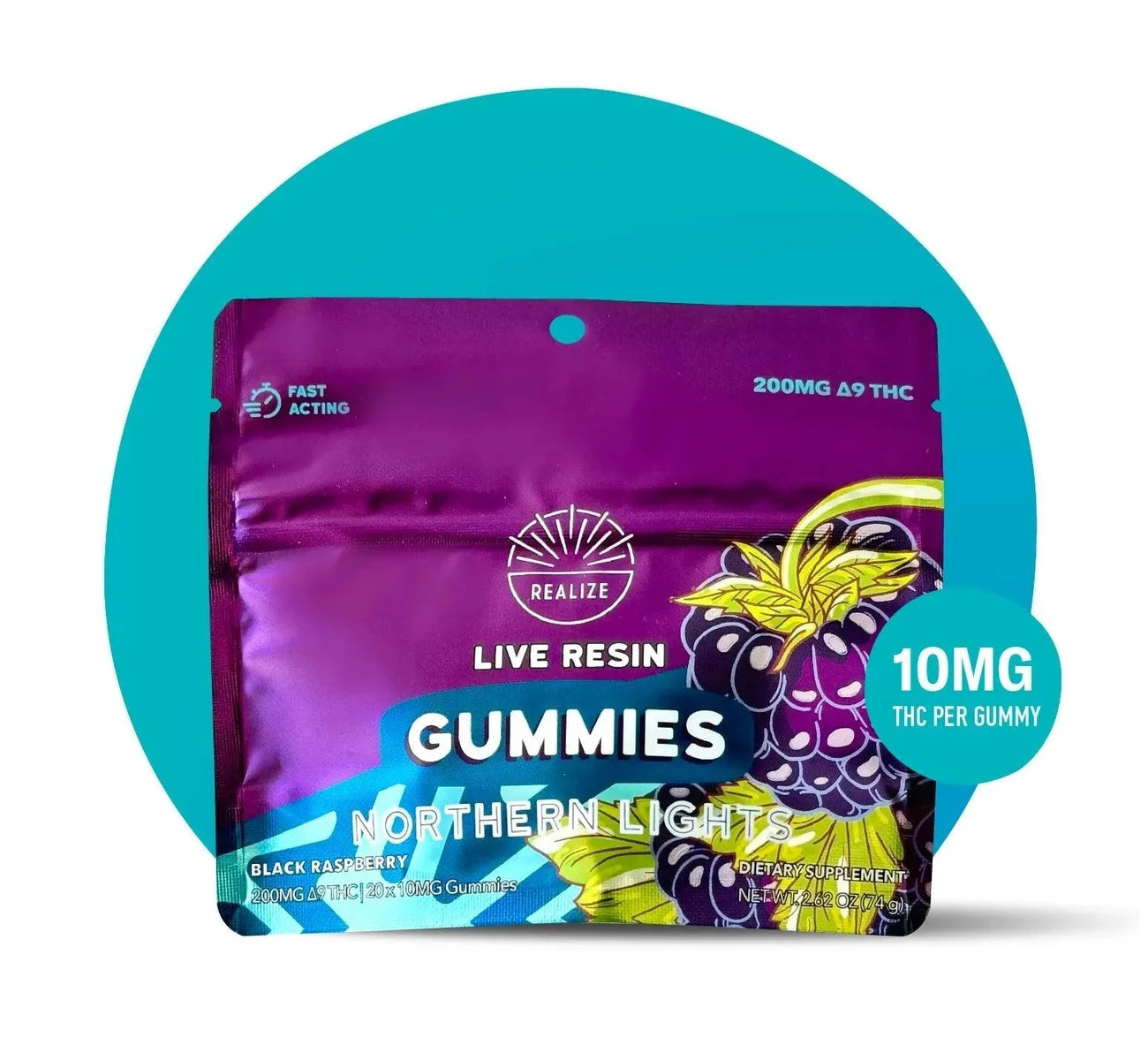 Realize - Realize Live Resin Delta 9 Gummies 200 mg - LIMITED EDITION - Shop Coastal Hemp Co