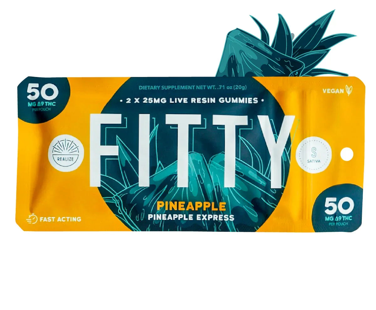 Realize FITTY Gummies 50mg THC Realize Coastal Hemp Co