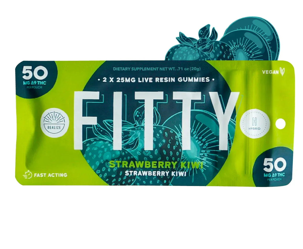 Realize FITTY Gummies 50mg THC Realize Coastal Hemp Co