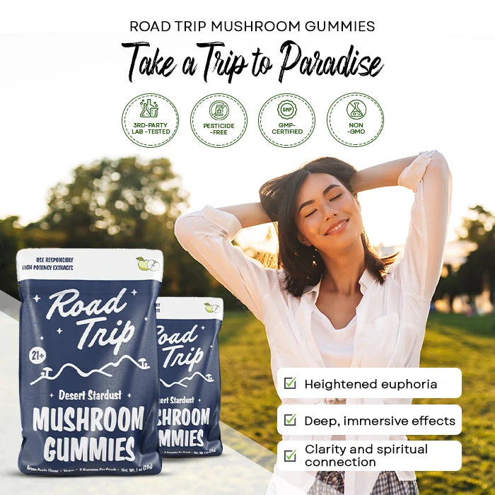 Road Trip Mushroom Gummies - Coastal Hemp Co