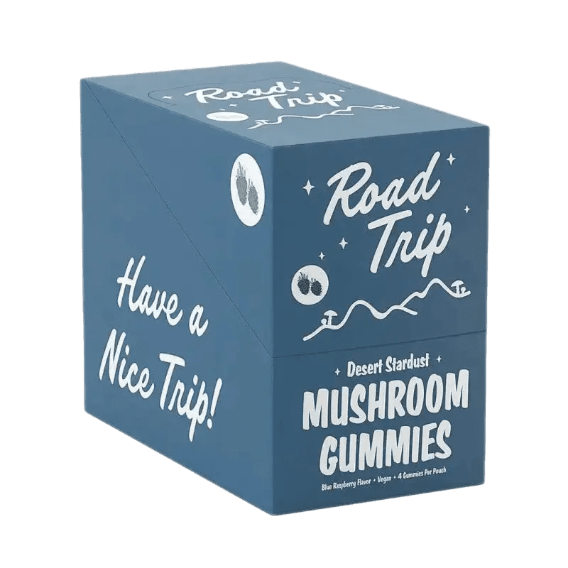 Road Trip Mushroom Gummies Desert Stardust box Coastal Hemp Co