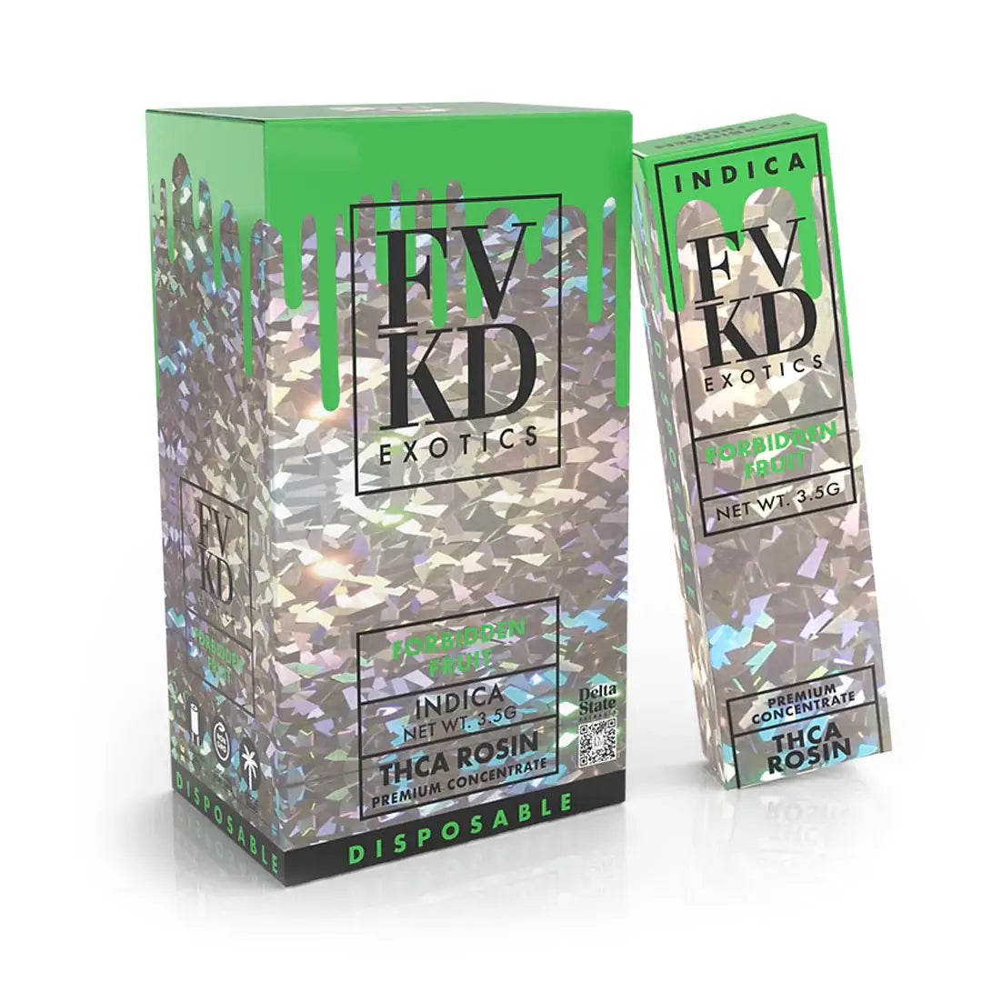 FVKD Exotics THCA Rosin Disposable 3.5G | Display 6-Pack Get FVKD Coastal Hemp Co