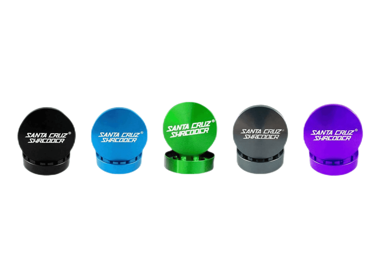 Santa Cruz - Santa Cruz Shredder 2-Piece Aluminum Grinder - Shop Coastal Hemp Co