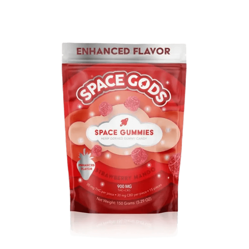 Space Gods Space Gummies - Mega Dose | THC + CBD – 15pc - Coastal Hemp Co