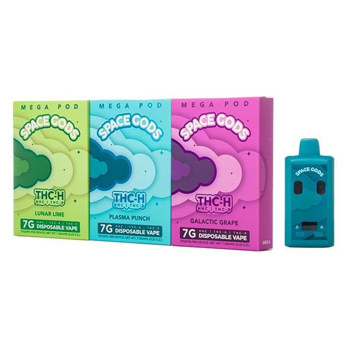 Space Gods Mega Pod THC Disposable | 7g - Coastal Hemp Co