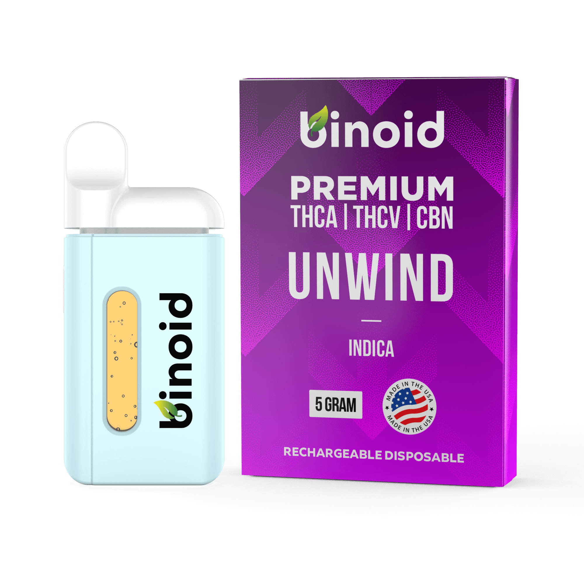 THCV 5 GRAM Disposable Vape – UPLIFT/UNWIND - Coastal Hemp Co