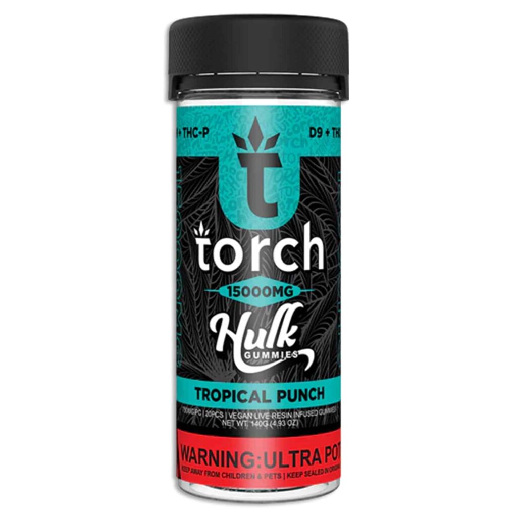 Torch Hulk Gummies 15000mg 20ct Torch Coastal Hemp Co