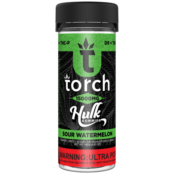 Torch Hulk Gummies 15000mg 20ct Torch Coastal Hemp Co