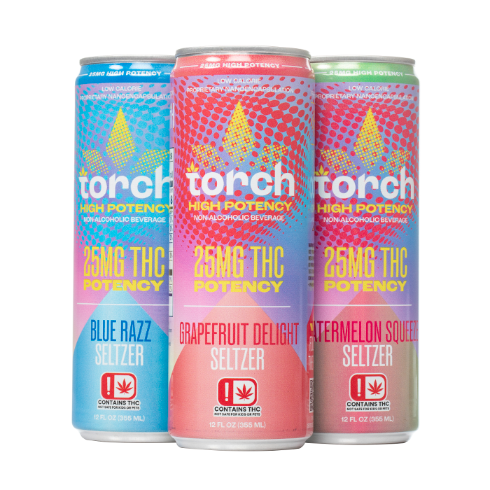 Torch High Potency THC Seltzer 25mg Coastal Hemp Co